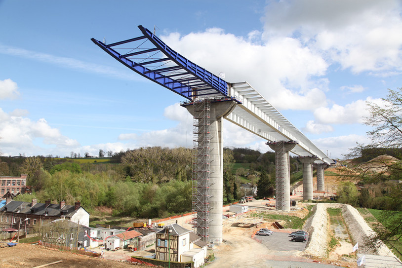 Le Chantier Du Viaduc - A150 Albea